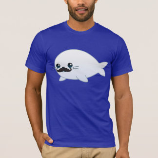 Moustache Baby Seal T-Shirt