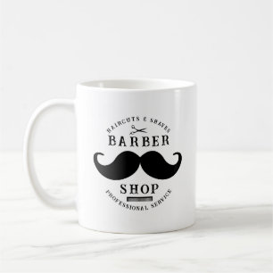 Moustache Barber Shop Modern Hairstylist Barbersho Coffee Mug
