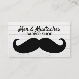 Moustache BarberThemed Business Card