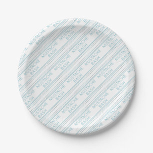 Moustache Bash Metro Paper Plate