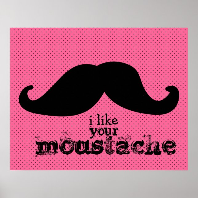 Moustache - Black Sky Series Poster (Front)