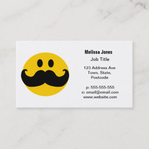 Moustache Business Card