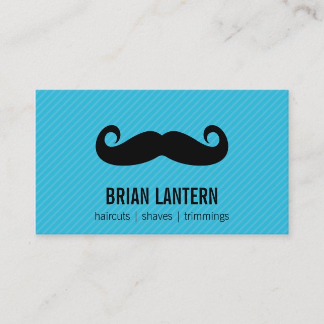 Moustache Business Card (Front)