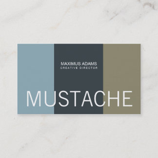 Moustache Business Cards