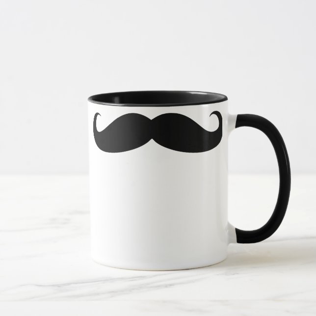 Moustache Coffee Beverage Mug (Right)