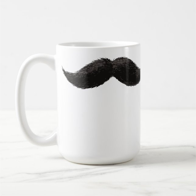 Moustache Coffee Mug (Left)