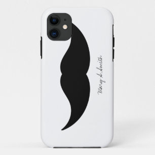 Moustache Custom Name Case-Mate iPhone Case