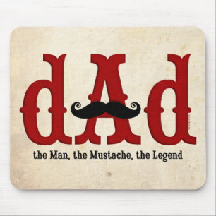 Moustache Dad Mousepad