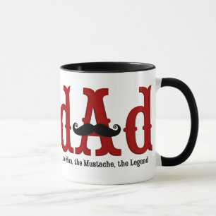Moustache Dad Mug