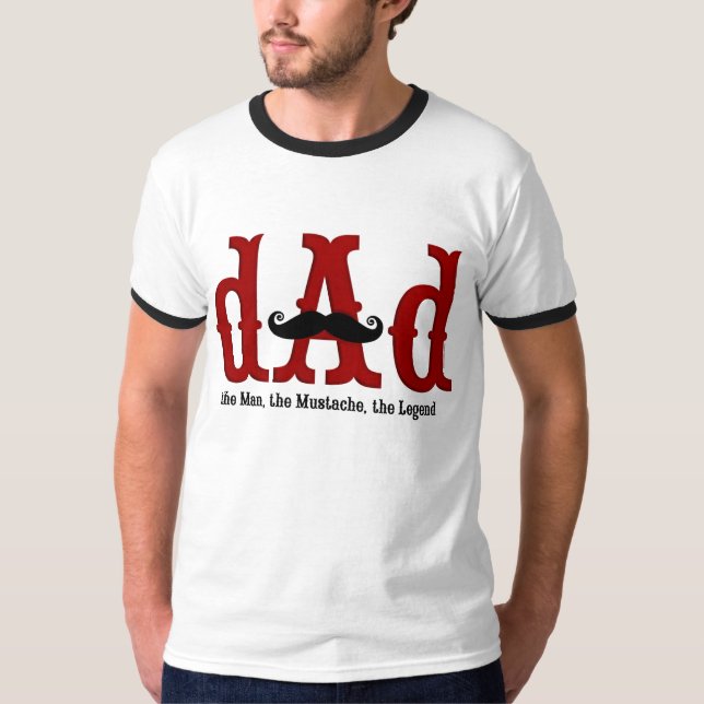 Moustache Dad T-Shirt (Front)