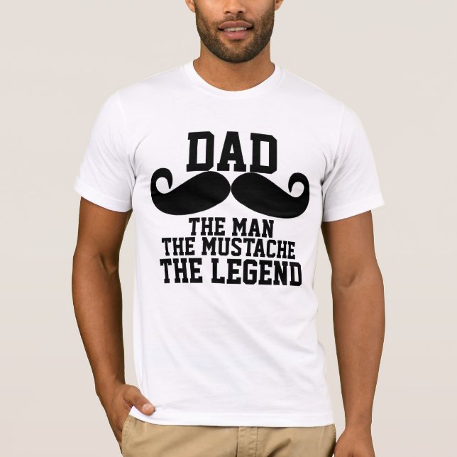 Moustache Dad T-shirts & Shirts (Front)