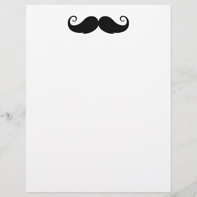 Moustache Design 8.5" x 11" Flyer (Front)