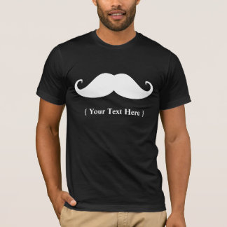Moustache Design Templet T-Shirt
