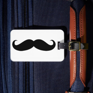 Moustache Disguise Funny Luggage Tag