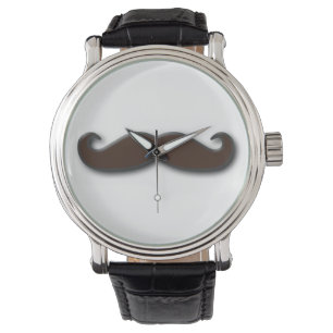 moustache faced watch