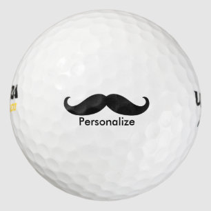 Moustache Golf Balls