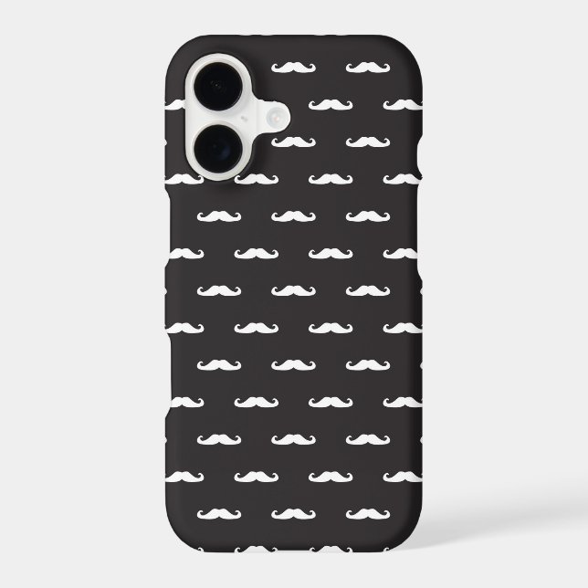 Moustache hipster pattern (Back)