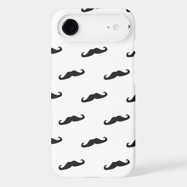 Moustache hipster pattern 2 Case-Mate iPhone case (Back)