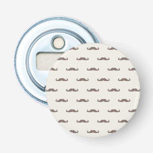 Moustache hipster pattern 3 bottle opener