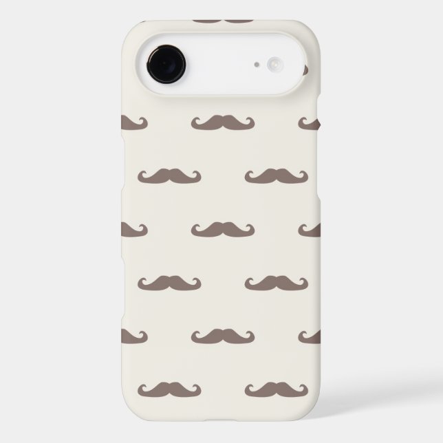 Moustache hipster pattern 3 Case-Mate iPhone case (Back)