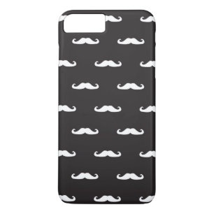 Moustache hipster pattern Case-Mate iPhone case