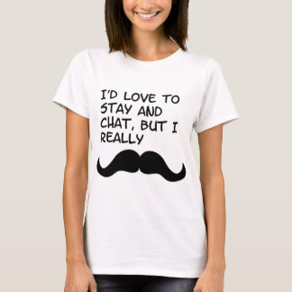 Moustache Humour T-Shirt