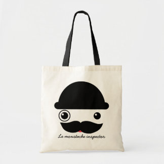 Moustache Inspector Tote Bag