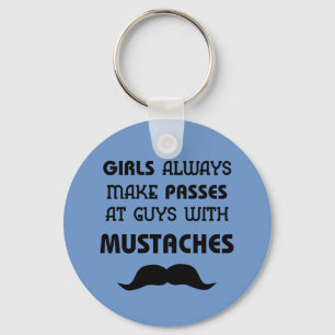 Moustache Key Ring