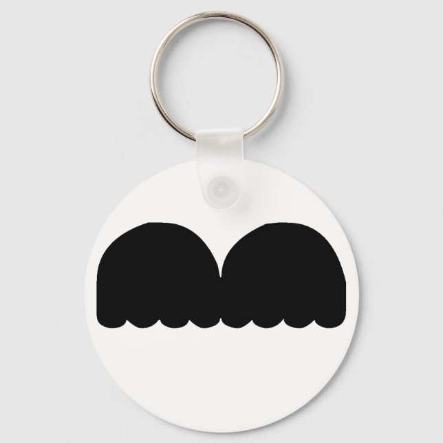   Moustache Key Ring (Front)