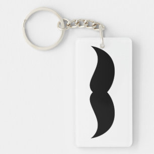 Moustache Keychain