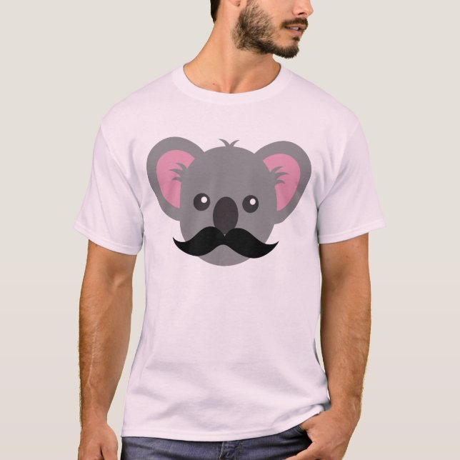 Moustache Koala T-Shirt (Front)