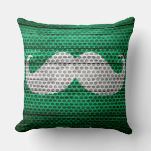 Moustache Metal and Wood Hole #3 Cushion