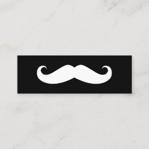 Moustache Mini Business Card