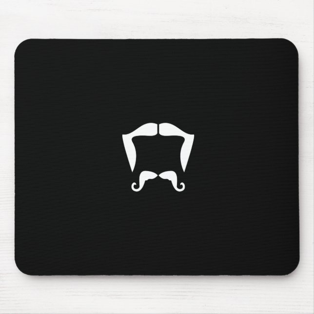 Moustache Mousepad (Front)