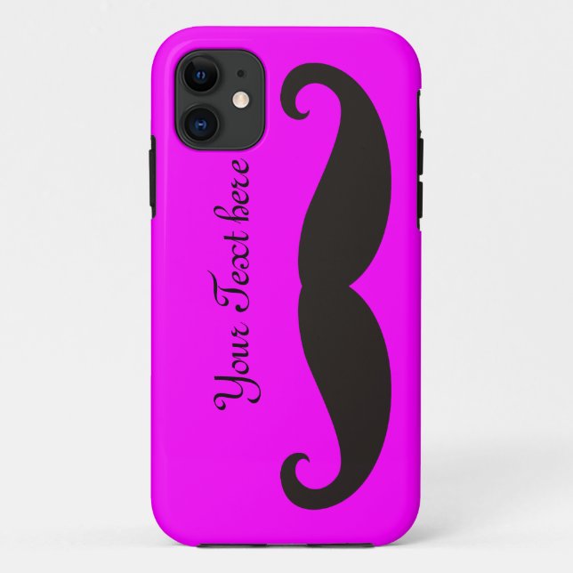 Moustache / Moustache / Schnurrbart Case-Mate iPhone Case (Back)