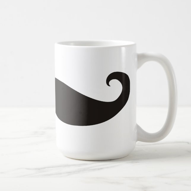 Moustache / Moustache / Schnurrbart Coffee Mug (Right)