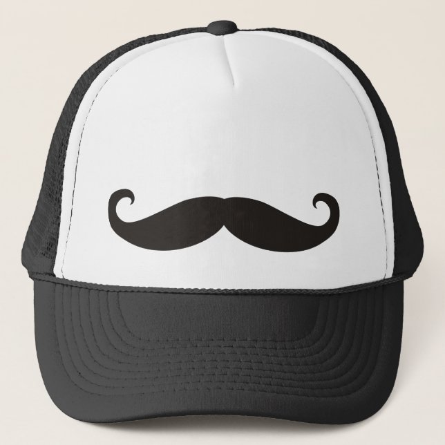 Moustache / Moustache / Schnurrbart Trucker Hat (Front)