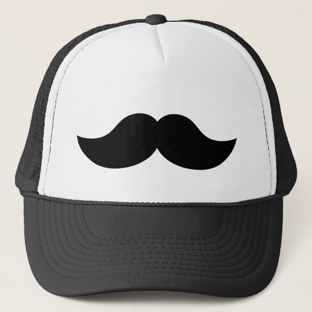 Moustache 'Mr Pringles' Trucker Hat (Front)