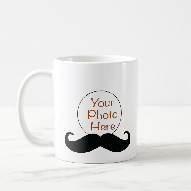 Moustache Mug (Left)