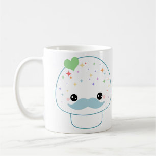 Moustache Mushroom Coffee Mug