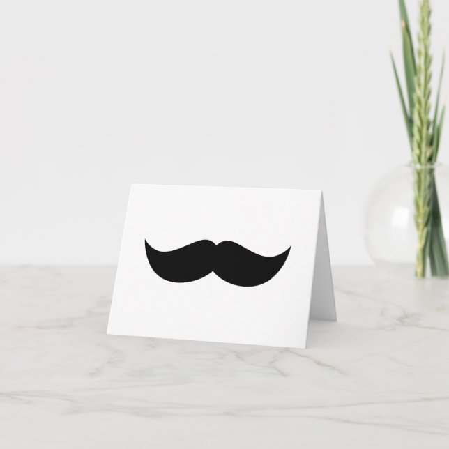 Moustache Note Card (Front)