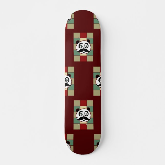 Moustache Panda 2 Skateboard (Front)