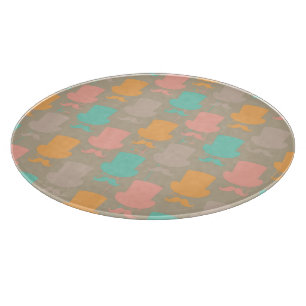 Moustache pattern 2 cutting board