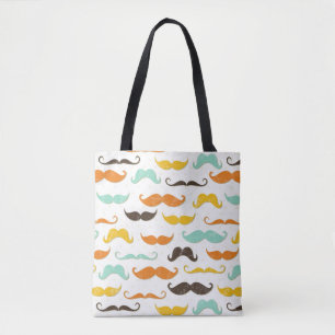 Moustache pattern 3 tote bag