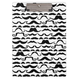 Moustache Pattern Clipboard
