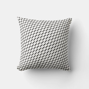 Moustache Pattern Cushion
