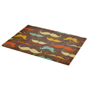 Moustache pattern cutting board