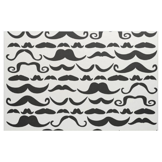 Moustache Pattern Fabric (Yard)