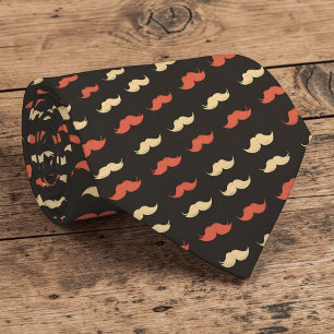 Moustache Pattern Necktie Tie