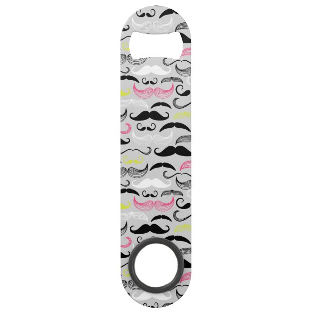Moustache pattern, retro style (Front)